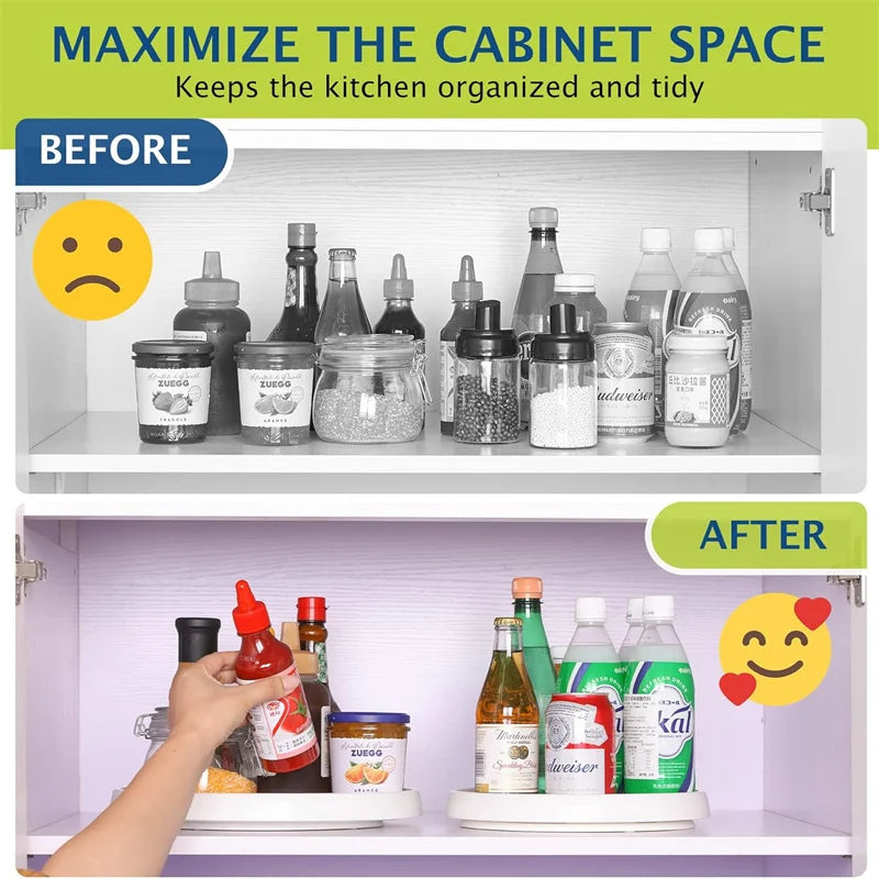 Non-Skid Rotating Lazy Susan Organizer