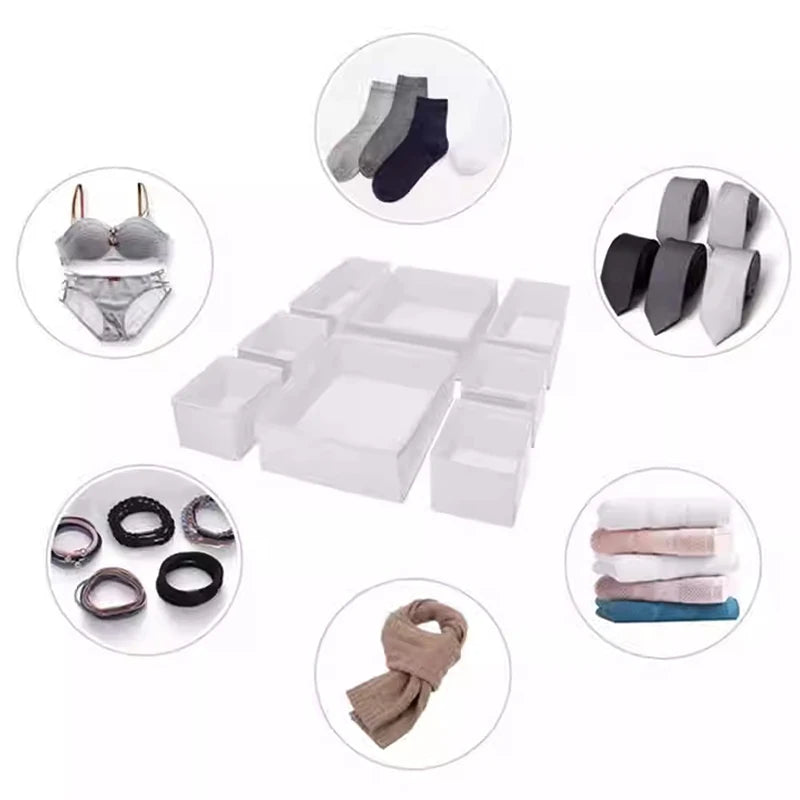 Oxford Fabric Drawer Storage Box Set