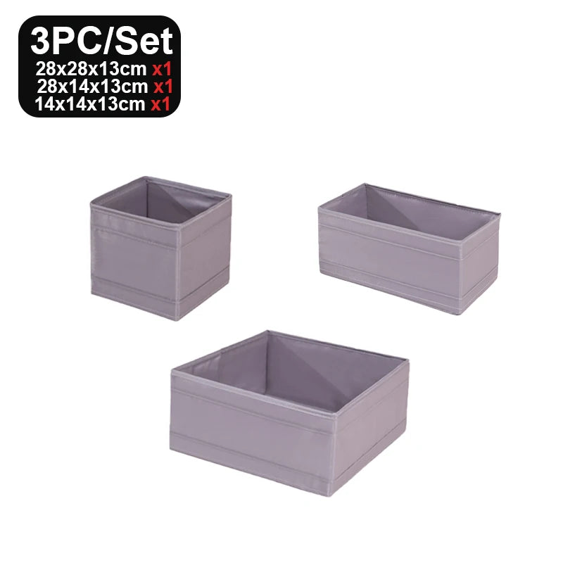 Oxford Fabric Drawer Storage Box Set