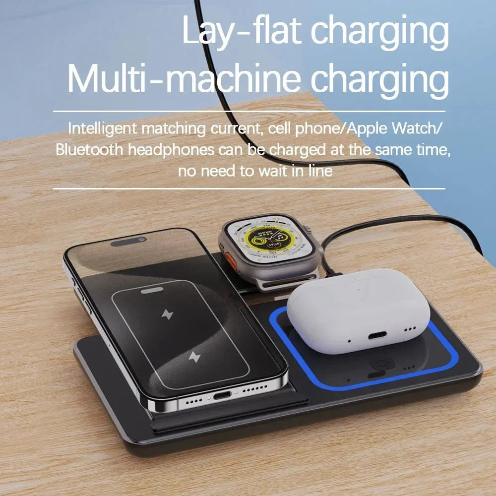 3-in-1 Foldable Wireless Charging Stand