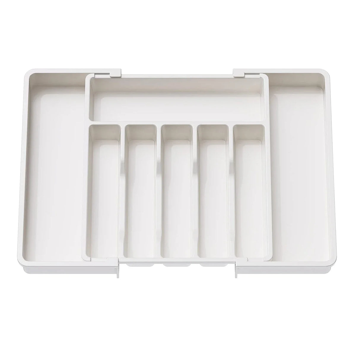 1Pcs Upgradation Adjustable Flatware Tableware Organizer – Plastic Multifunctional Drawer Organizer for Kitchen Counter Utensils