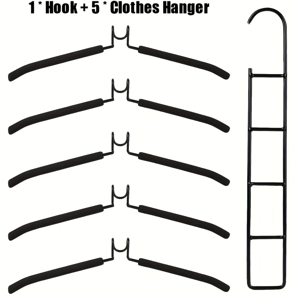 Multi-Tier Hanging Closet Organizer (5-Pack)