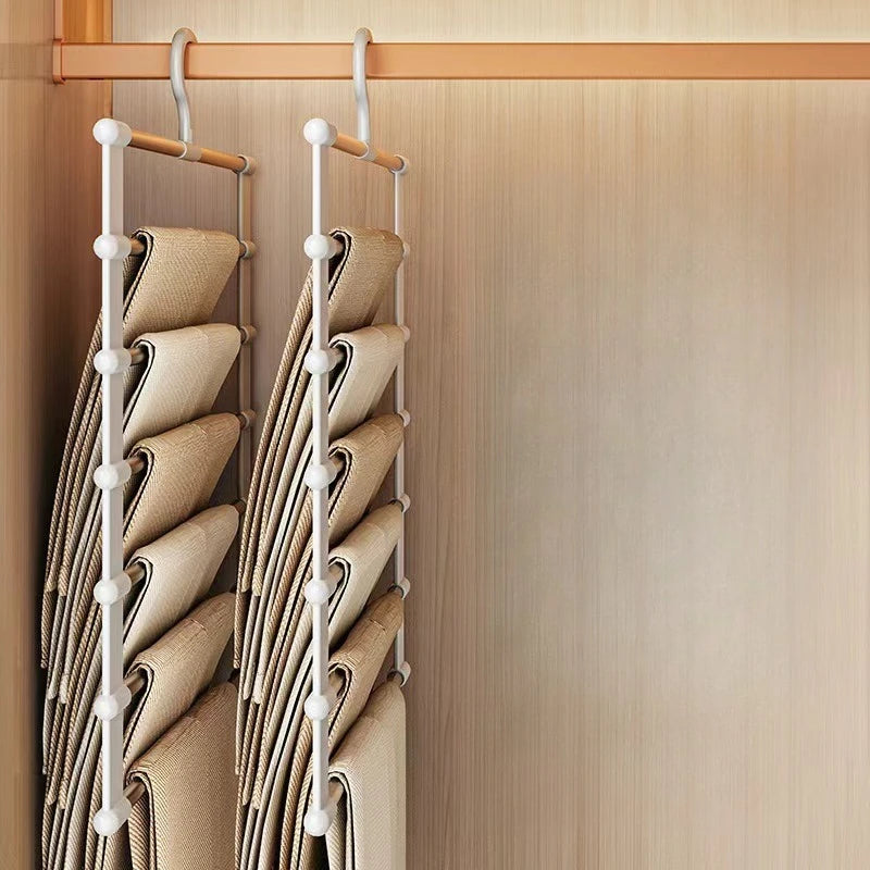 Space-Saving Multi-Layer Pants Hanger