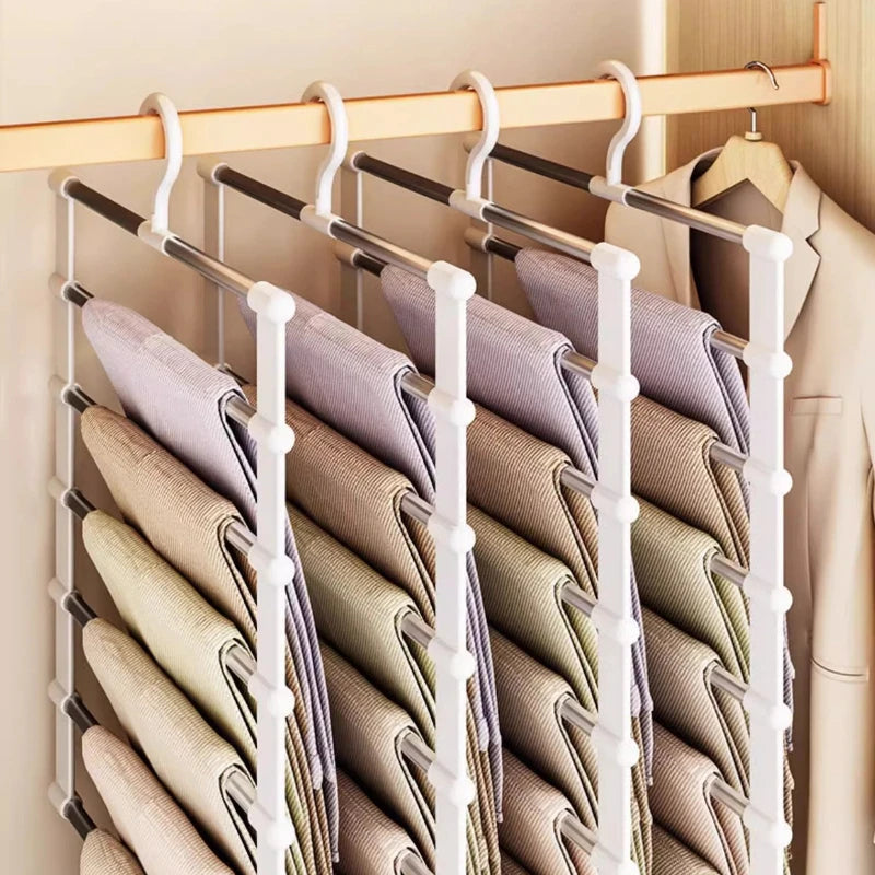 Space-Saving Multi-Layer Pants Hanger