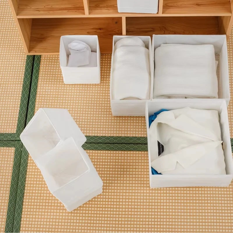 Oxford Fabric Drawer Storage Box Set