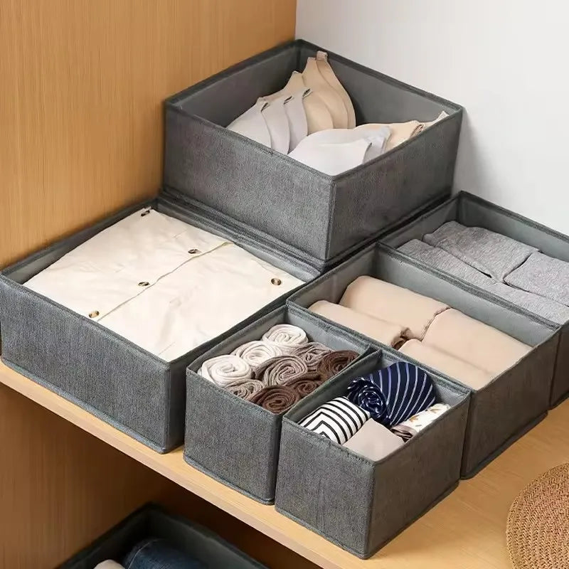 Foldable Closet Storage Box Set
