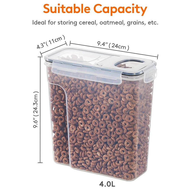 Airtight Cereal Storage Containers