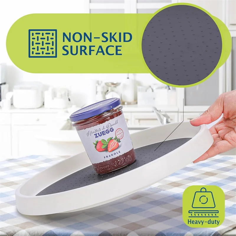 Non-Skid Rotating Lazy Susan Organizer