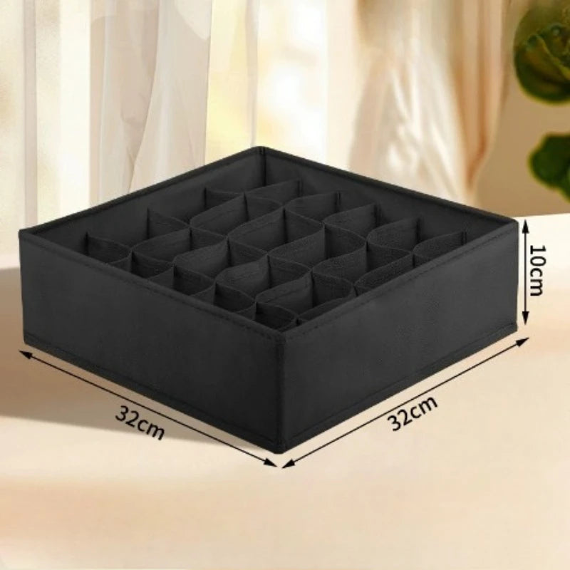 24-Compartment Fabric Drawer Organizer