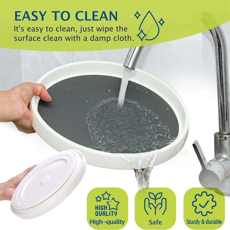 Non-Skid Rotating Lazy Susan Organizer