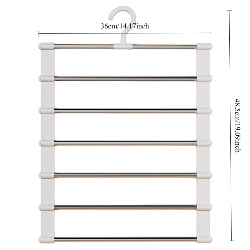 Space-Saving Multi-Layer Pants Hanger