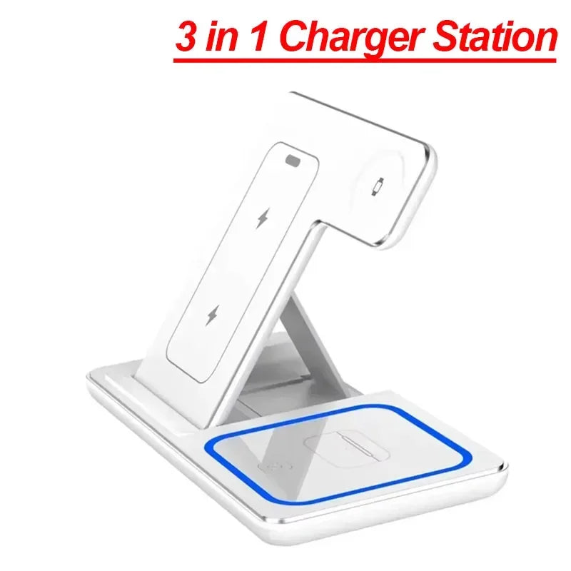 3-in-1 Wireless Charging Station (Compact)