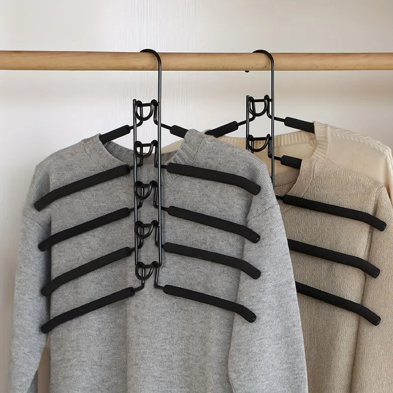Multi-Tier Hanging Closet Organizer (5-Pack)