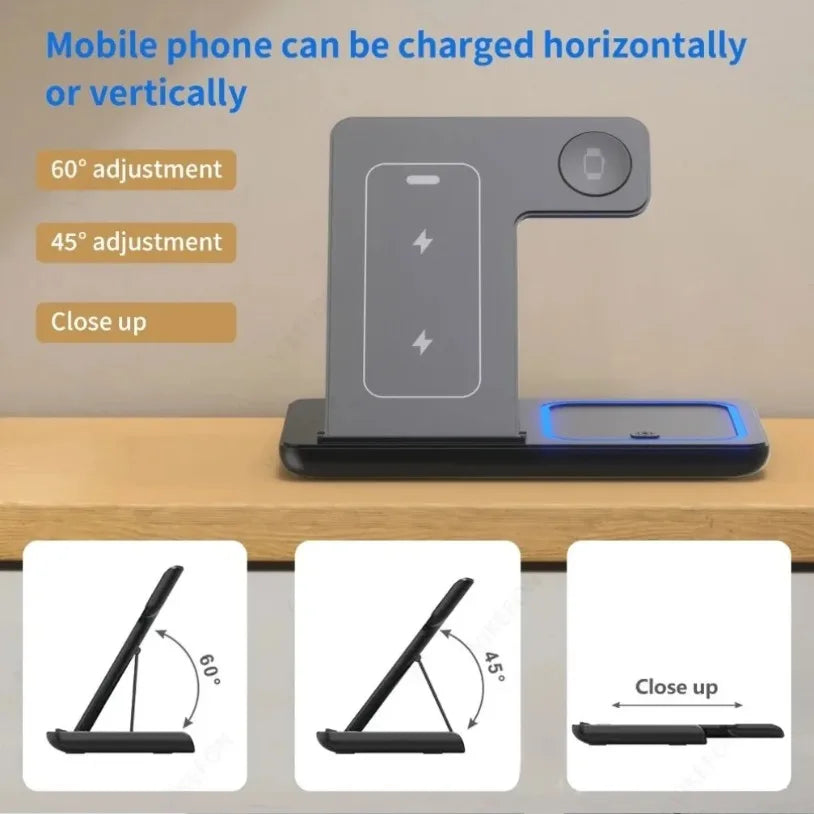 3-in-1 Wireless Charging Station (Compact)